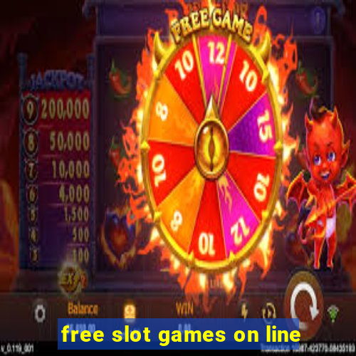 free slot games on line