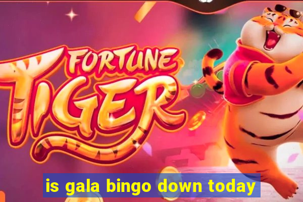 is gala bingo down today