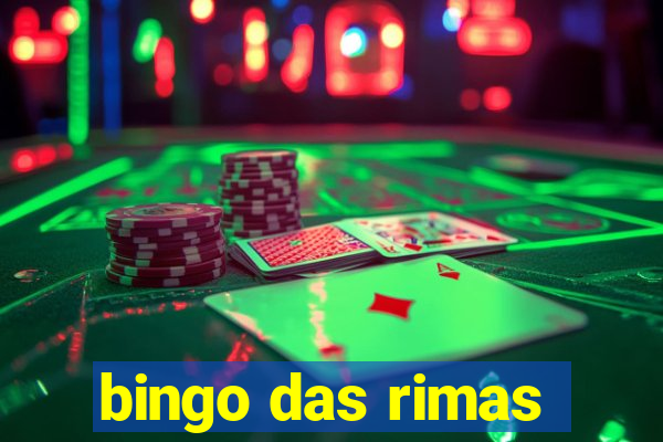 bingo das rimas