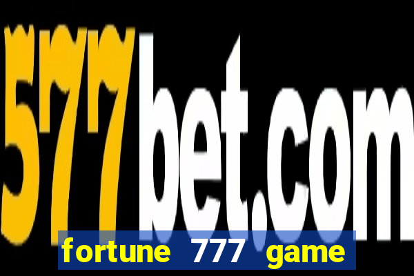 fortune 777 game slot online