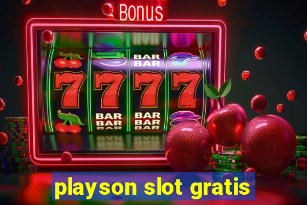 playson slot gratis