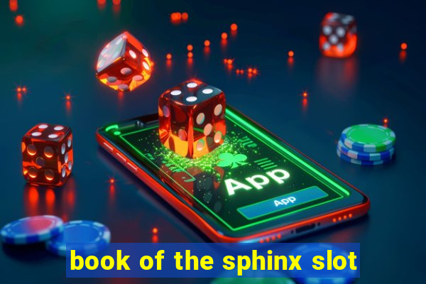 book of the sphinx slot