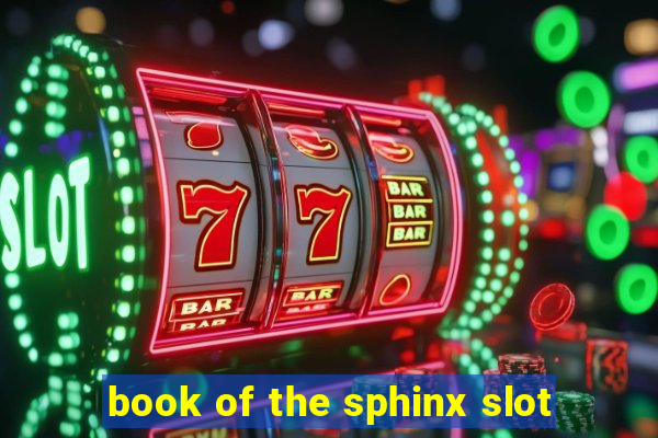 book of the sphinx slot