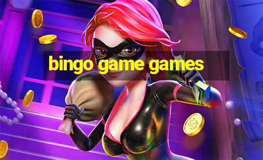 bingo game games