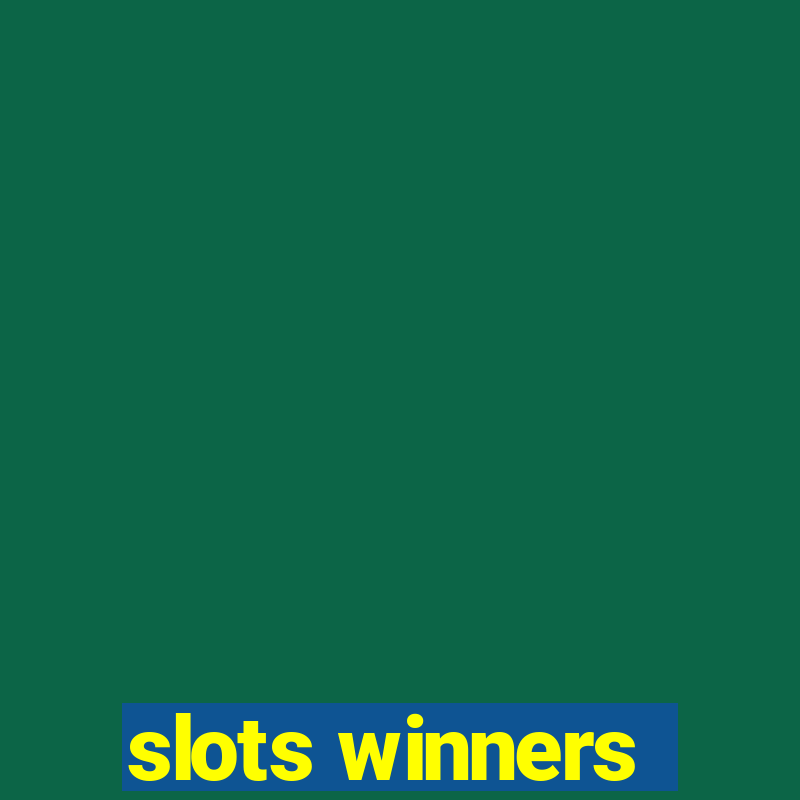 slots winners