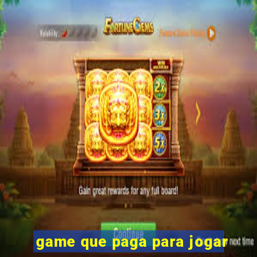 game que paga para jogar