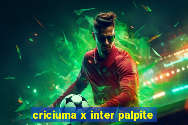 criciuma x inter palpite