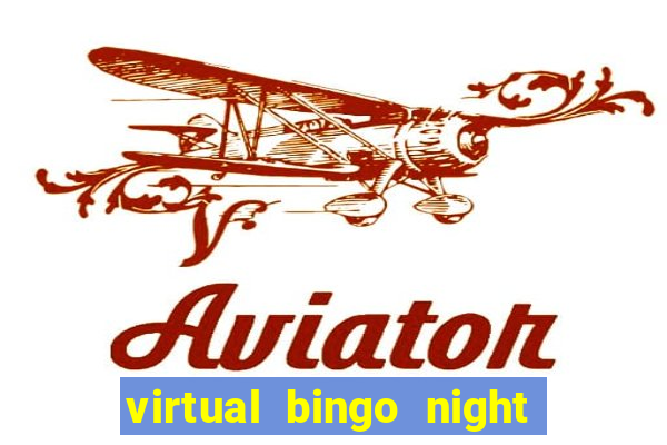 virtual bingo night with friends