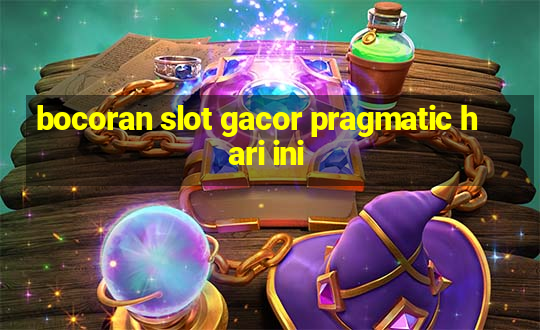 bocoran slot gacor pragmatic hari ini