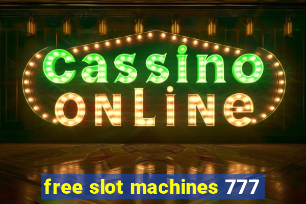 free slot machines 777