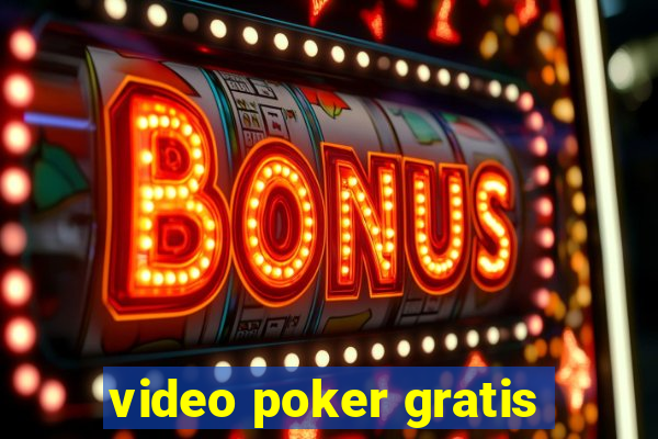 video poker gratis