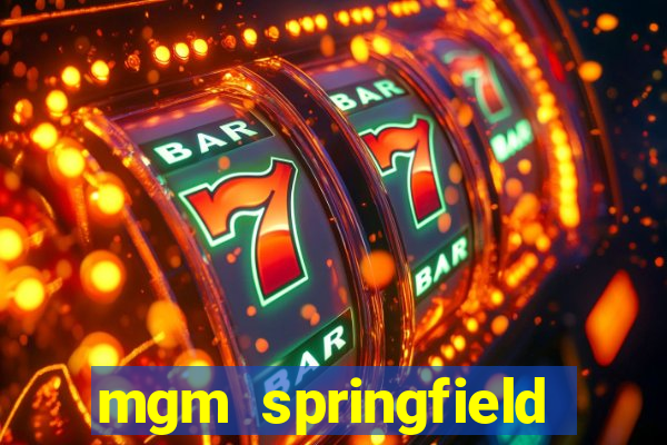 mgm springfield slot payout percentage