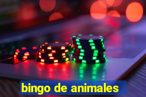 bingo de animales