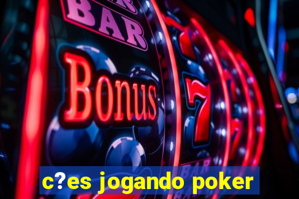 c?es jogando poker