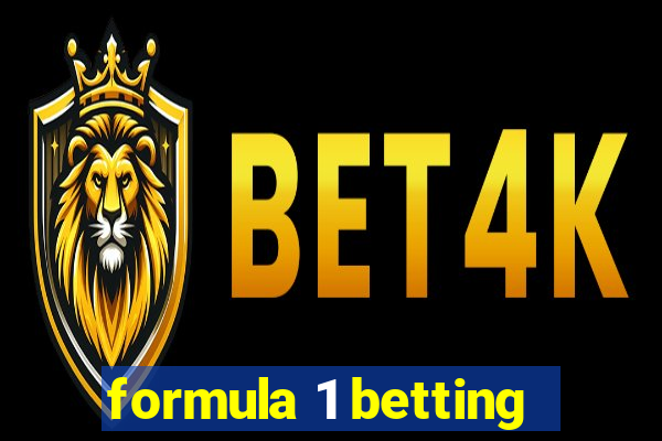 formula 1 betting