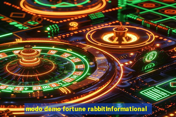 modo demo fortune rabbitInformational