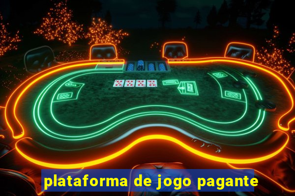 plataforma de jogo pagante