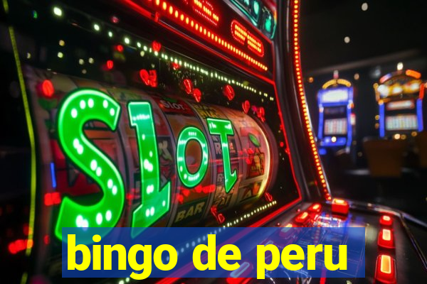 bingo de peru