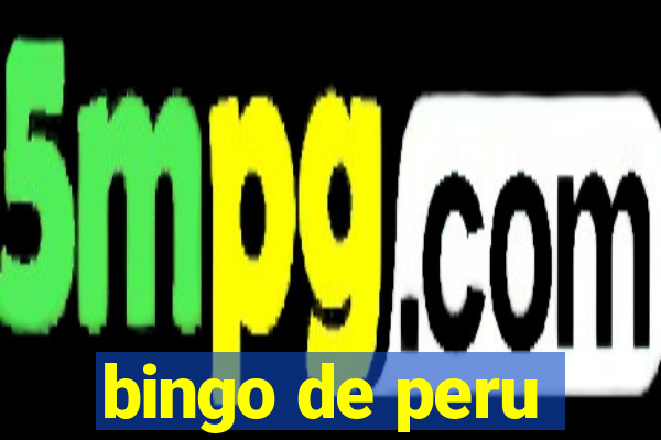 bingo de peru