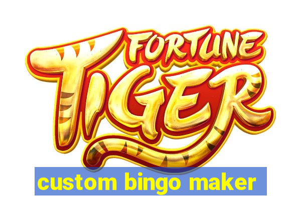 custom bingo maker