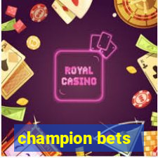 champion bets