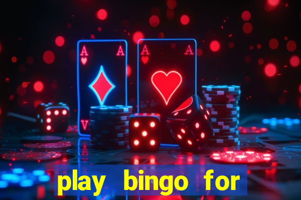 play bingo for money online