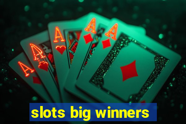 slots big winners