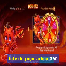 lote de jogos xbox 360