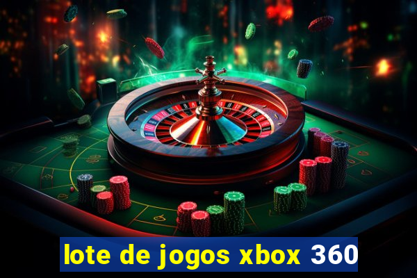 lote de jogos xbox 360