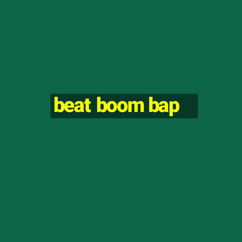 beat boom bap