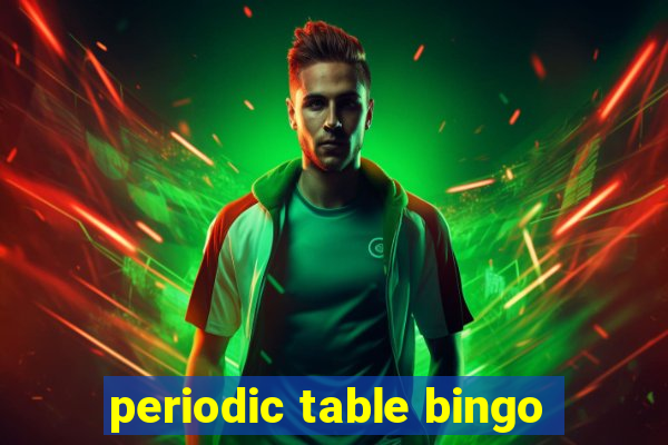 periodic table bingo