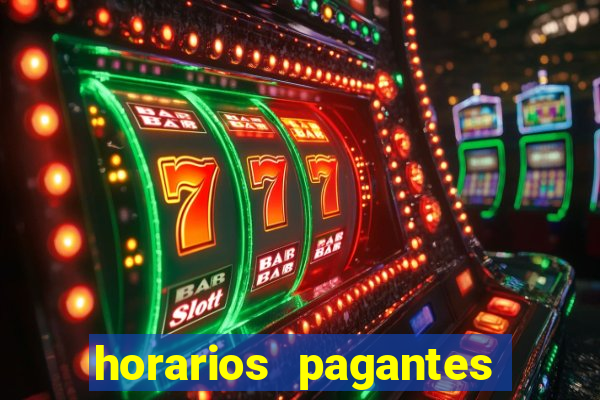 horarios pagantes fortune tiger