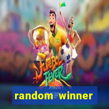 random winner triple play slot