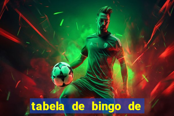 tabela de bingo de 1 a 100