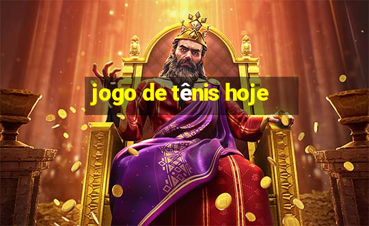 jogo de tênis hoje