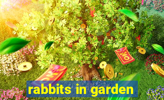 rabbits in garden