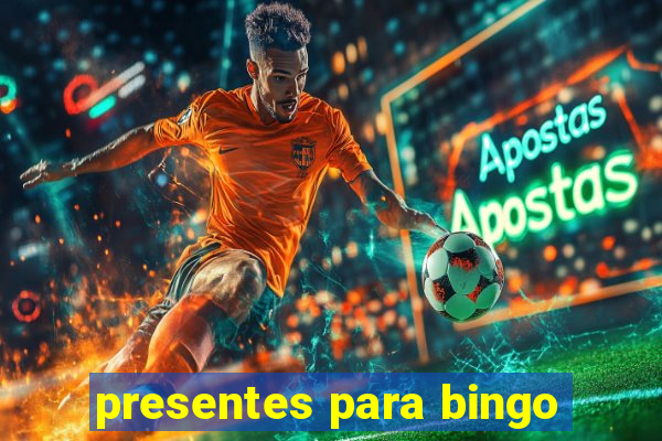 presentes para bingo