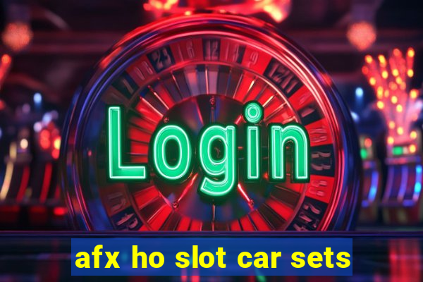 afx ho slot car sets