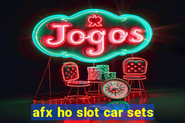 afx ho slot car sets