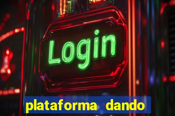 plataforma dando bonus de cadastro