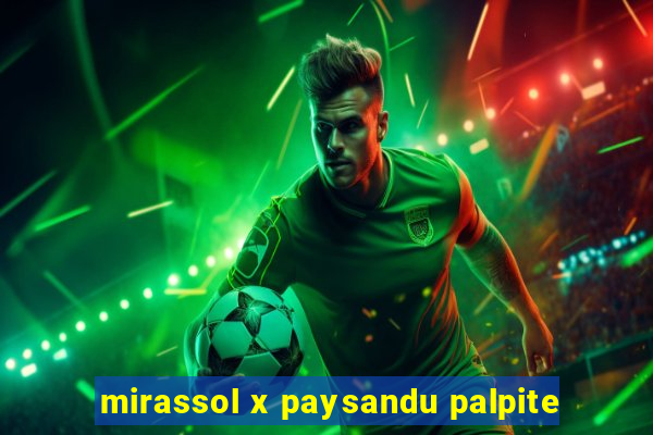 mirassol x paysandu palpite