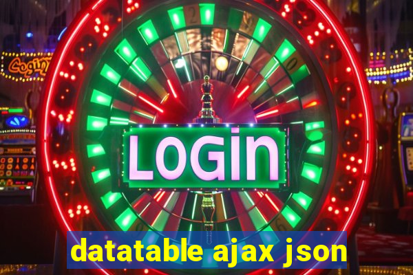 datatable ajax json