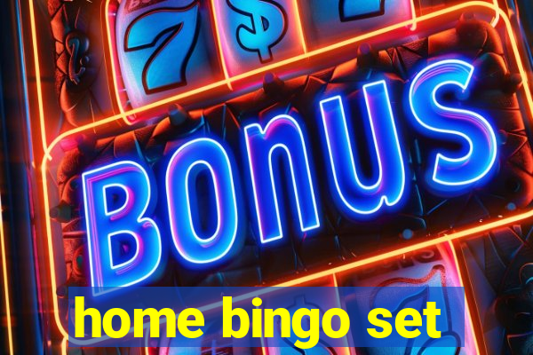 home bingo set