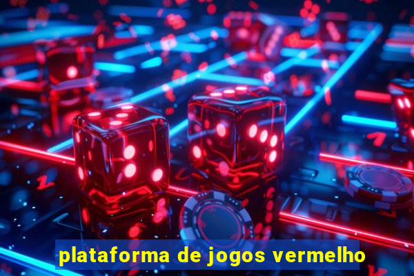 plataforma de jogos vermelho