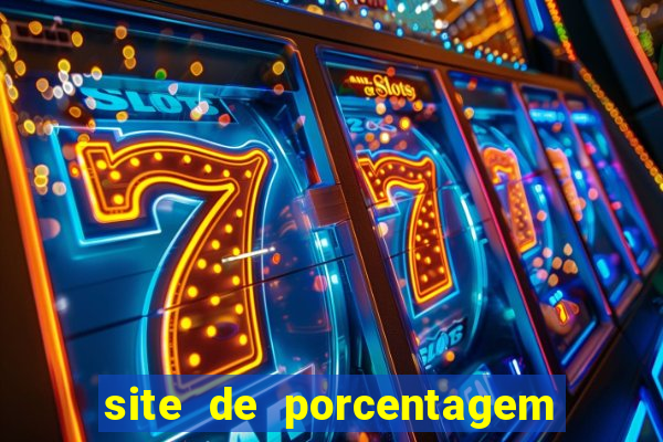 site de porcentagem dos slots