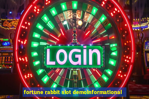 fortune rabbit slot demoInformational