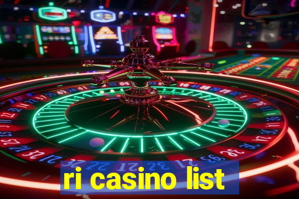 ri casino list