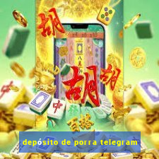 depósito de porra telegram