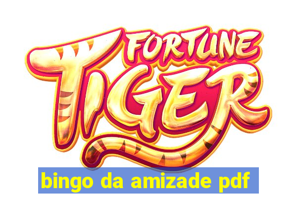 bingo da amizade pdf