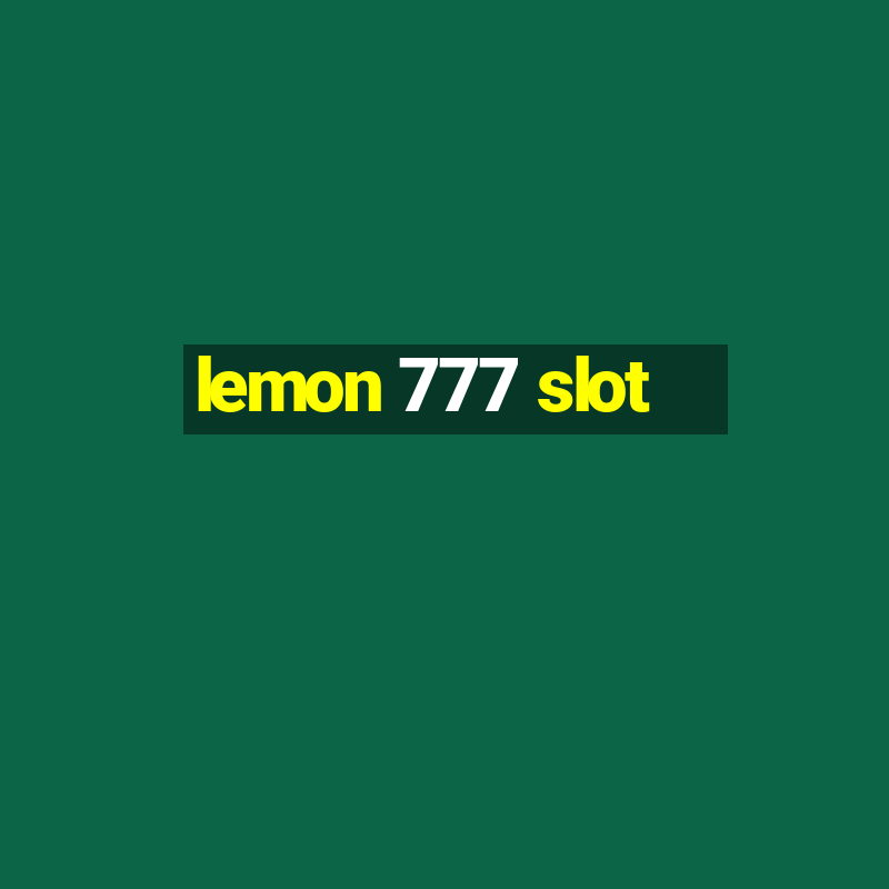 lemon 777 slot